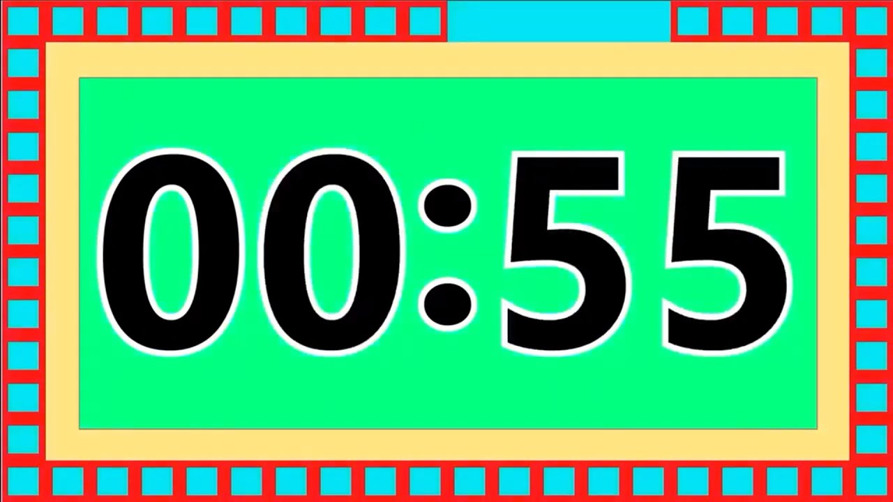 55 seconds countdown timer - YouTube