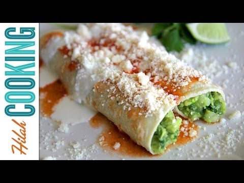 How to Make Vegetarian Enchiladas | Hilah Cooking