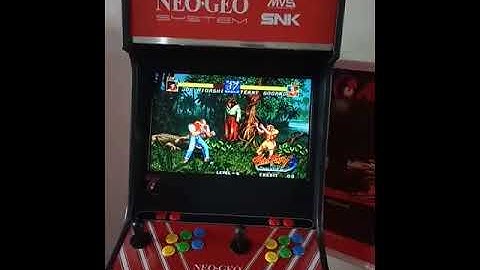 Arcade Fliperama tela 21" LCD botões e comandos aegir