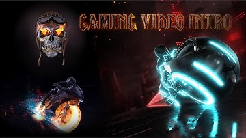 Bike Riding Gaming Intro Video Animation for YouTube Channels
