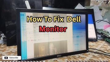 How To Fix Dell monitor Display Problem  || Created by Afjal Hossain