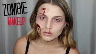 EASY ZOMBIE MAKEUP TUTORIAL | HALLOWEEN 2016 screenshot 1