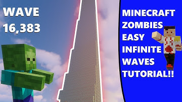 Best Minecraft Zombie Wave System Tutorial! MK1