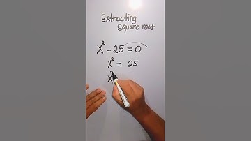 Extracting Square Root