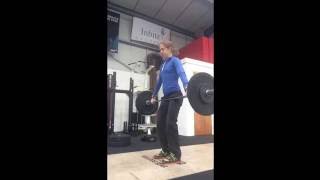 1 Tempo Snatch Pull with 65lbs 3030 + 1 Squat Snatch