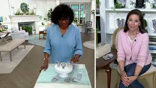 Set of 3 Inspirational Angels with Sheer Bags by Valerie on QVC