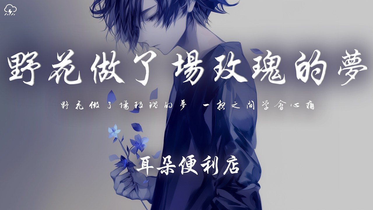 耳朵便利店 - 野花做了場玫瑰的夢「野花做了場玫瑰的夢 一夜之間學會心痛 多想能夠被你珍重 卻忘了自己多普通」【動態歌詞/PinyinLyrics】♪