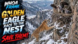 🦅 GOLDEN EAGLE: RACE TO THE NEST | A Mother’s Fight to Save Her Chicks 🐯