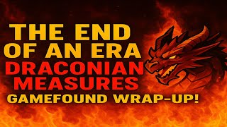 🔥 The End of an Era: Draconian Measures Gamefound Wrap-Up!