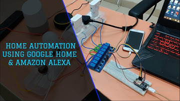 Control Room Lights using Google Home and Amazon Alexa | Home Automation-Esp8266 | Techtronic Harsh