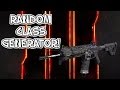 RANDOM CLASS GENERATOR! | Black Ops 3 Challenge |