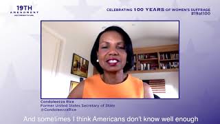 Condoleezza Rice explains why civic education is voter education