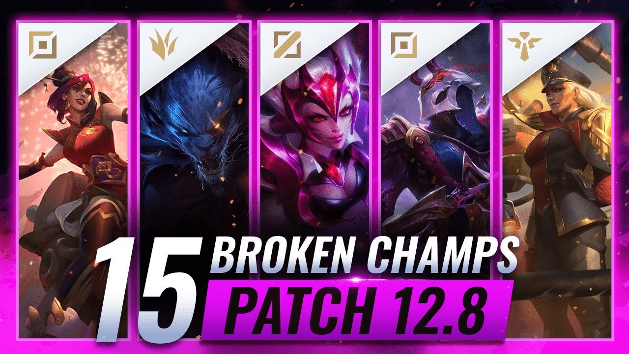 Forskellige Trickle transportabel 15 MOST OP Champions on Patch 12.8 - League of Legends Predictions - YouTube