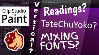 Japanese Text and More in Clip Studio Paint  Advanced CSP Text Tool