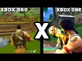 FORTNITE XBOX 360 VS XBOX ONE