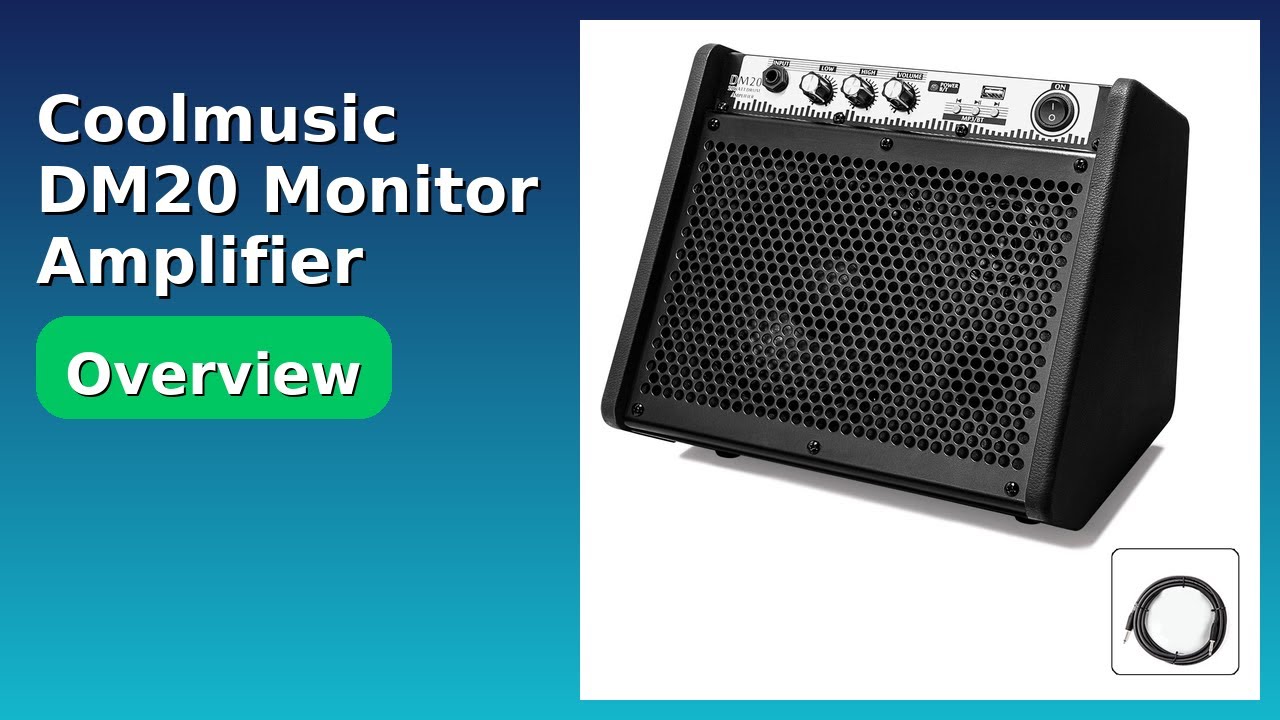 REVIEW (2026): Coolmusic DM20 Monitor Amplifier. Features. - YouTube