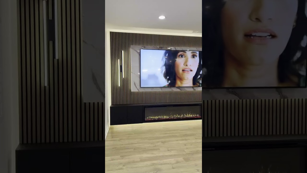 Cheap DIY vs real luxury TV wall — big difference 😮