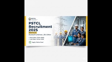 PSTCL Recruitment 2025 Apply Online for 609