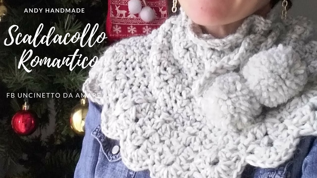 Scaldacollo romantico❤ - uncinetto ❤