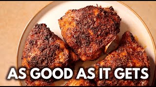 The Best Air Fried Chicken Thighs  Juicy Seasoned not Breaded