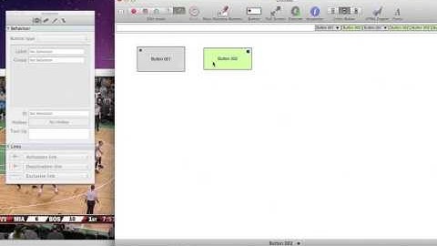 Explanation of the SportsCode 9 Button Linking features.
