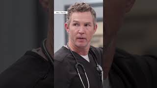 'The Pitt' Star Shawn Hatosy Reveals Why Dr. Abbot Finds "Comfort In The Darkness" #shorts