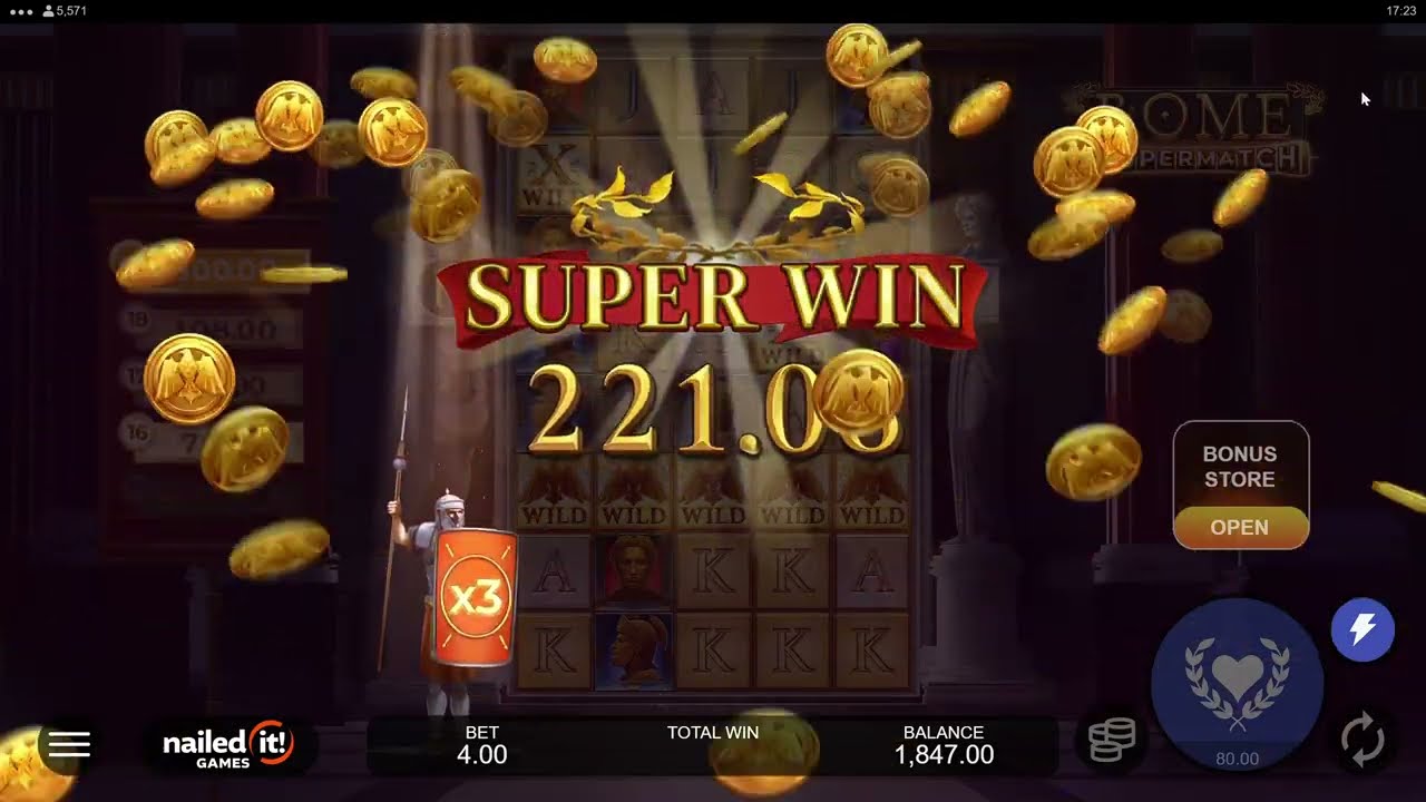 Rome Supermatch Slot Review & Demo by Microgaming - Play Free Online