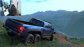 Forza Horizon 5 Velocireptor 6x6 Thrustmaster offroad Gameplay