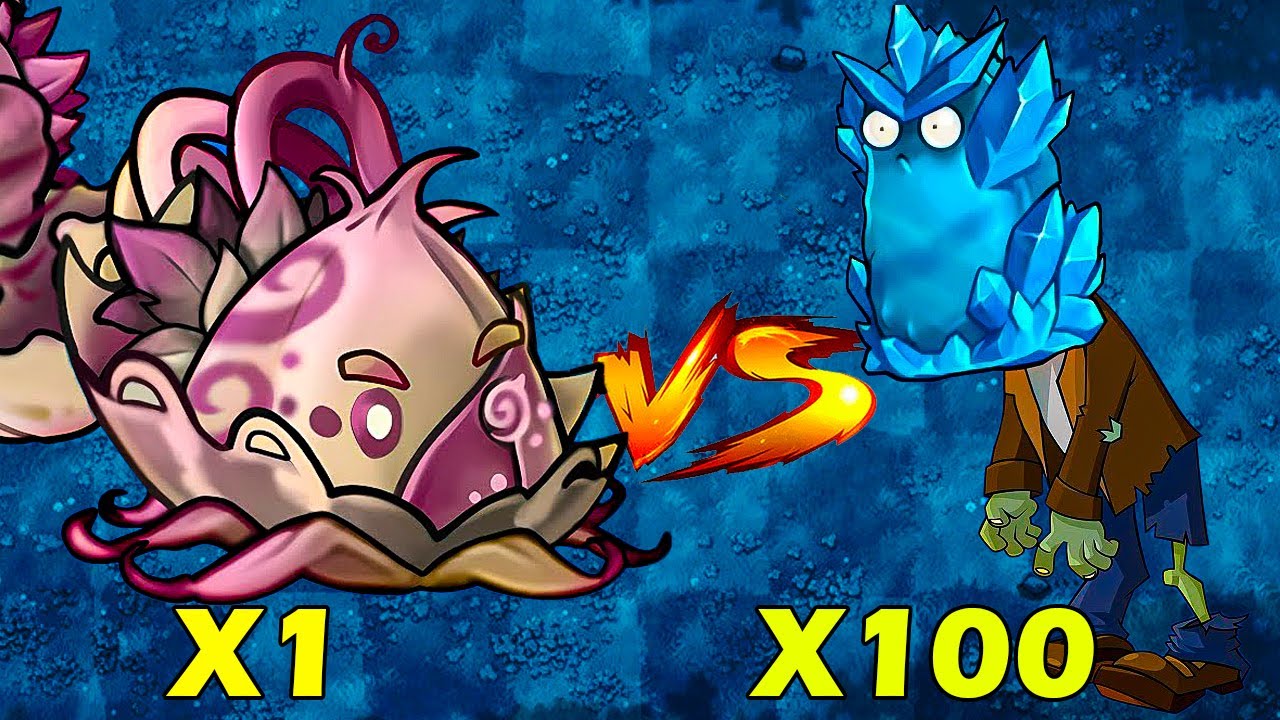 PVZ 1 Fusion Challenge!! 1 Plants Fusion VS 100 All Zombie Part 2 - Who ...