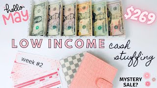 $269 Low Income Cash Envelope Stuffing | MAY 2023 LOW INCOME BUDGET | May Low Income Cash Stuffing