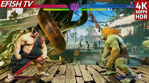 E. Honda vs Blanka (Hardest AI) - Street Fighter 6