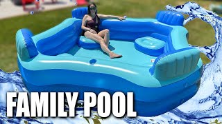 Summer Fun On A Budget: Cheap 4-Person Inflatable Pool