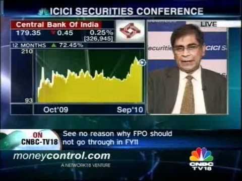 PSU lender Central Bank of India is eyeing a rights issue of about Rs 2500 crore. In an interview with CNBC-TV18's Latha Venkatesh and Reema Tendulkar S Shridhar, CMD of the bank gave his perspective on the way forward for the bank.