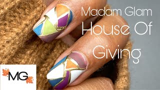Abstract Nail Art w/ Madam Glam - House of Giving @madamglamofficial nailart fallnails nails