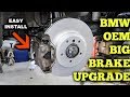 BMW E46 OEM BIG BRAKE UPGRADE! EASY INSTALL!