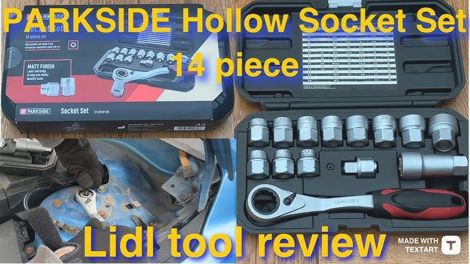 Parkside 216 pieces Socket Set (from Lidl or Kaufland) - test and review -  YouTube