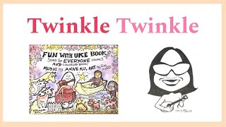 Twinkle Twinkle in C for high G ukulele