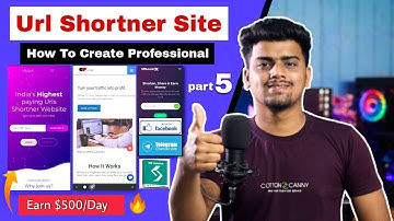 How To Create A Professional Url Shortner Website 🔥 Like GPlinks UrlShortX Rebrandly Bitly | Part 5