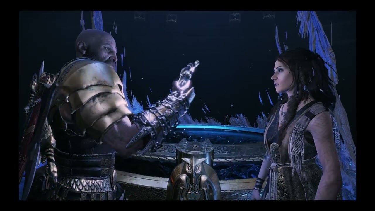 God of War_PS4_Freya shows Kratos how-to open Tyr's Temple Bridge & Travel between the Realms