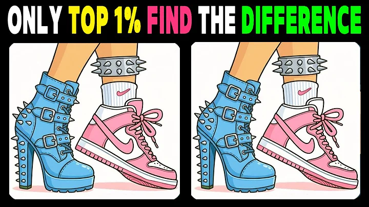 Spot the Difference: Only Top 1% Can Find 3 Differences! 🧠【Find the Difference】