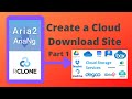 Build Cloud Download Site Using One Docker (FileBrowser+Aria2+AriaNg+Rclone+Caddy)