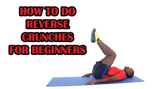 How to Do Reverse Crunches for Beginners (with Instructions) screenshot 1