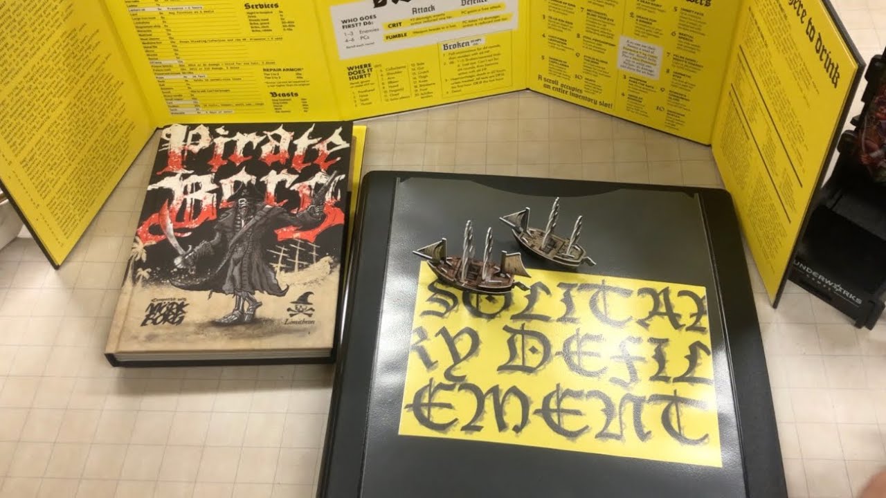 Pirate Borg Solo Session Zero w/ Solitary Defilement and Solitary ...