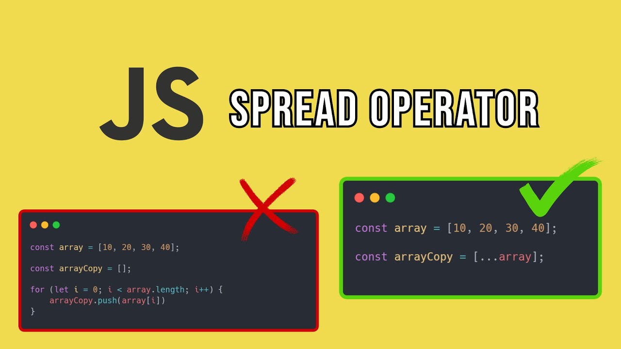 Javascript Spread Operátor - YouTube
