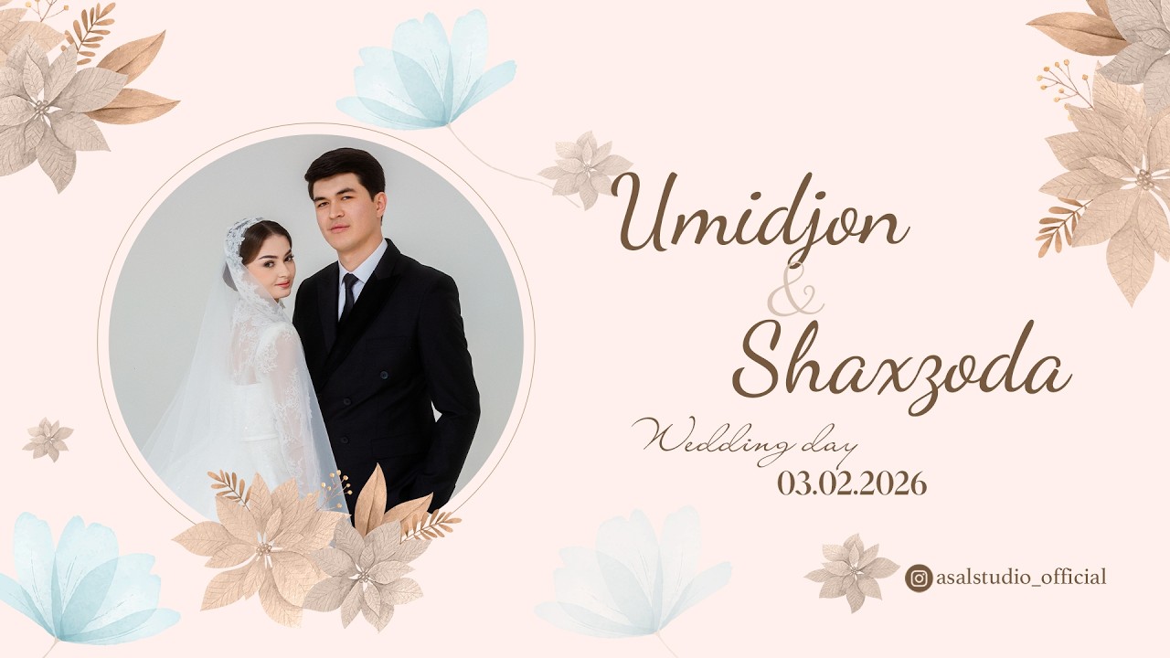 Umidjon & Shahzoda (Wedding Day) (Crystal To'yxonasi) 03.02.2026