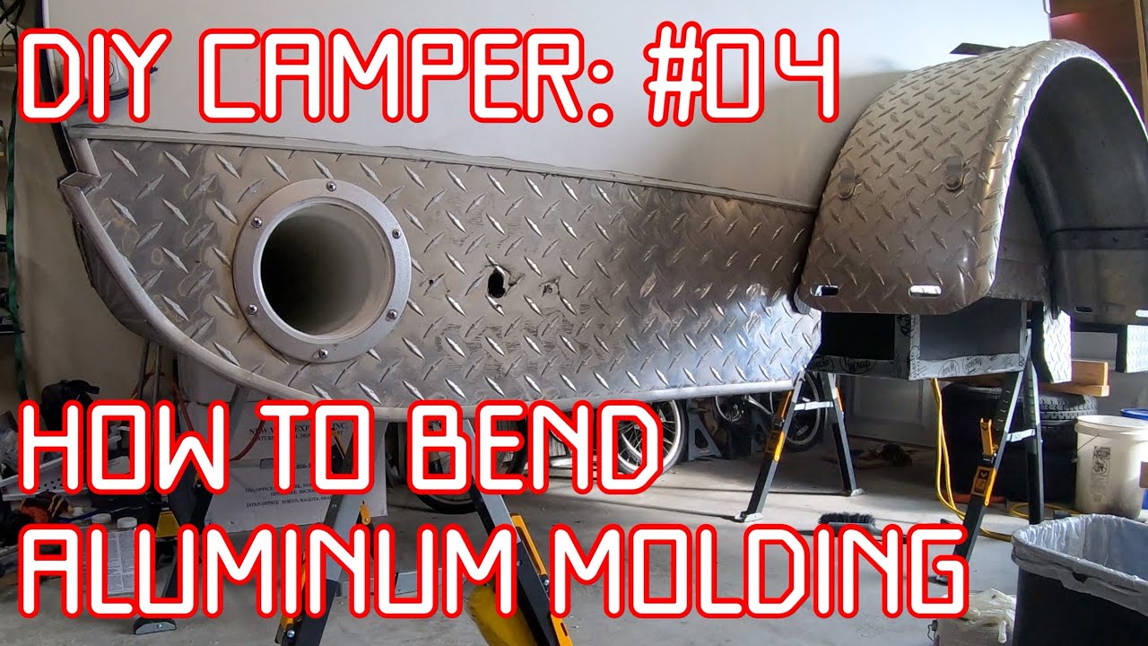 【Diy Camper: #04】How To Bend Aluminum Molding (Sharpie Trick)