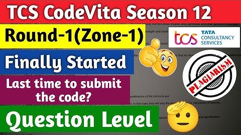Codevita Round-1 Question level🤯|Last time to submit the code🤔|plagiarism🎯#tcscodevita #tcs