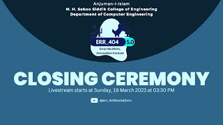 @err_404hackathon Judging Round & Closing Ceremony