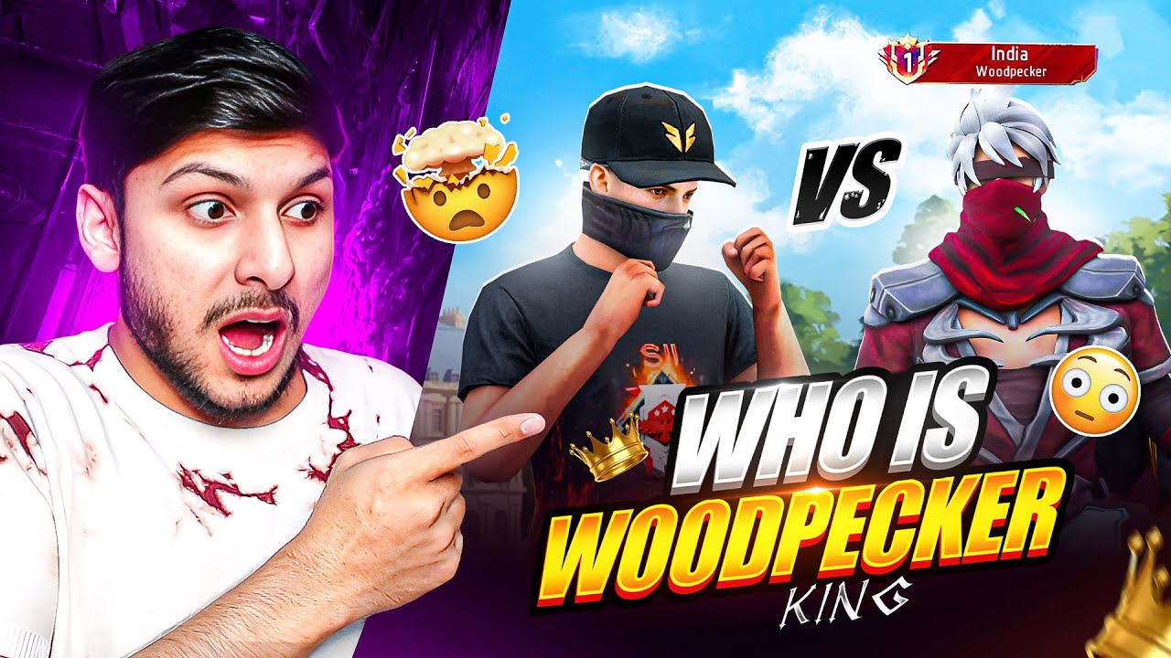 INDIA TOP 1 WOODPECKER PLAYER VS REX 🥵 WHO IS WOODPECKER KING 🤔 - REX GAMING