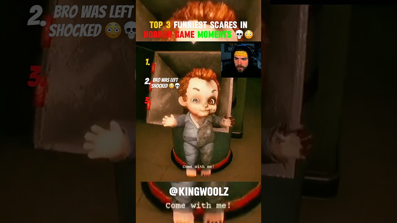 Top 3 Funniest Scares in Horror Game Moments (Memory Leak Detected 💀🧠)